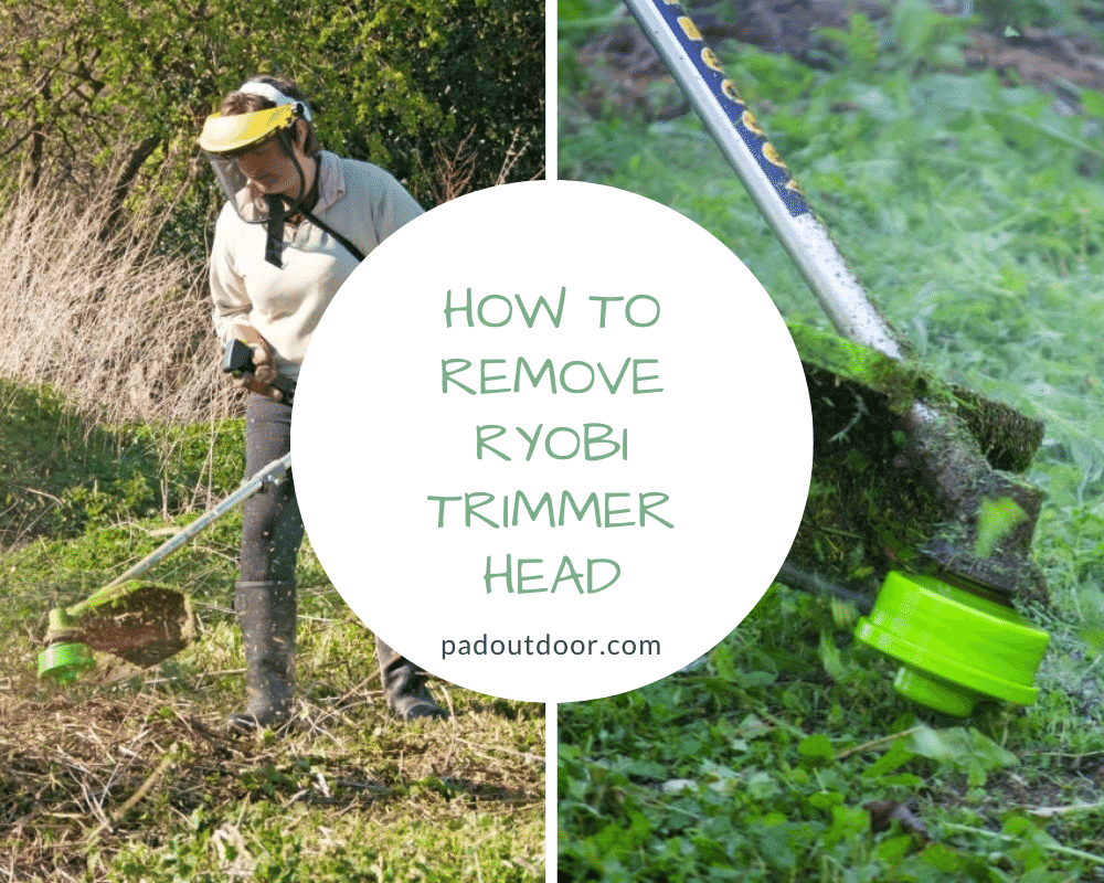 How To Remove Ryobi Trimmer Head (2022)